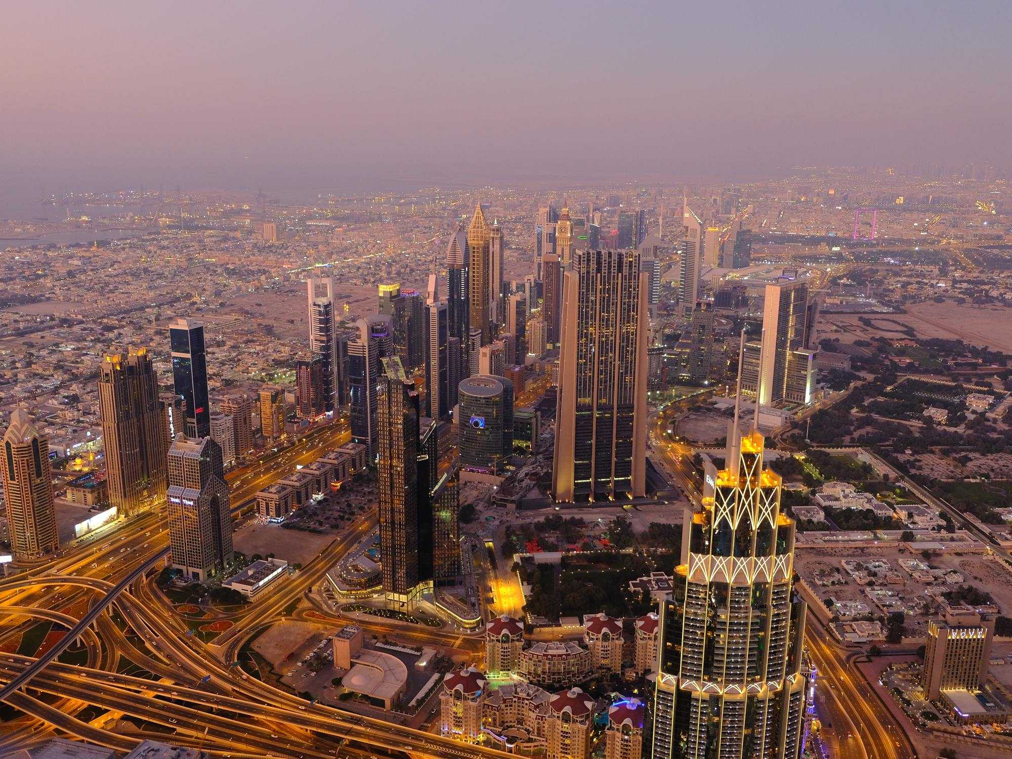 Sunset in the mountains